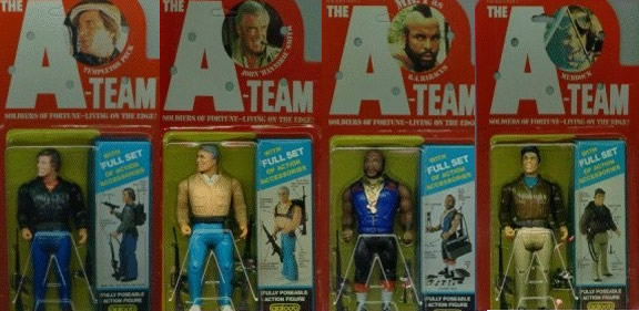 a team action figures