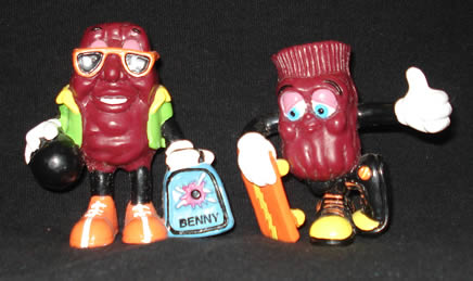 Details about   2001 California Raisins Dancing Hardee’s The Original 4 Toys Plus One Extra! 