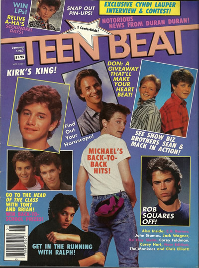 Teen Beat Magazine 1990